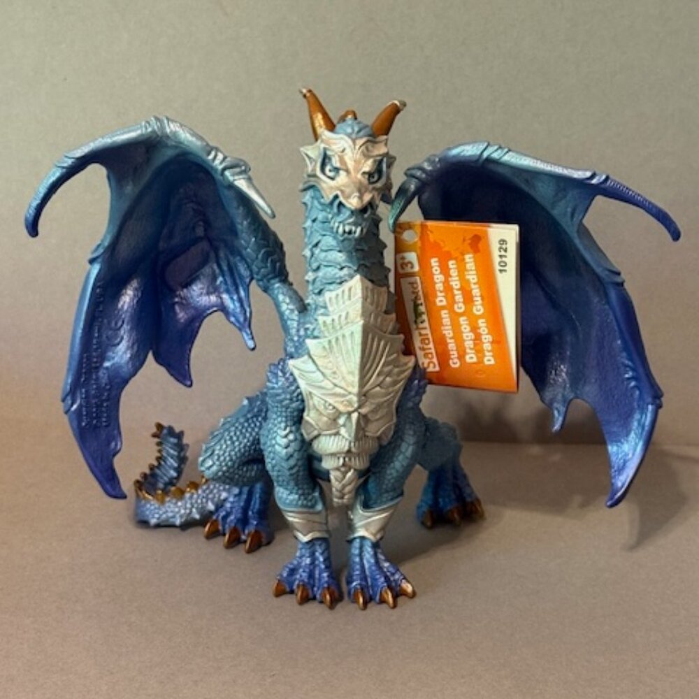 Vintage Guardian Dragon Safari Schleich Toy Action figure Germany Fantasy Tag